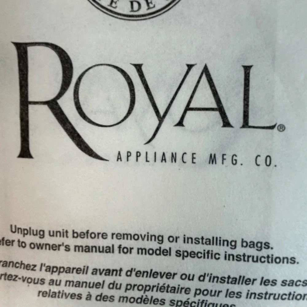 New Royal Type B Vacuum‎ Bags #2066247001, Set of 2 Bags